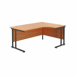 Supporting image for Springfield Essentials 1600 x 1200 Twin Radial Desk 