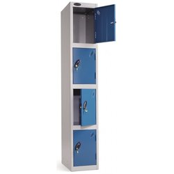 Supporting image for Y16178 - Lockers - Four Compartment - W305 x D305 x H1780