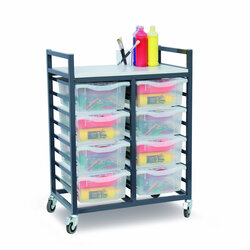 Supporting image for Mobile Metal Storage - Art Trolley