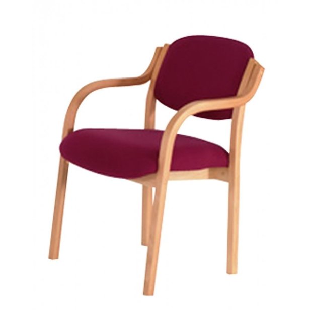 Supporting image for Galaxy Wood Frame Arm Chair