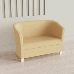 Supporting image for Legend Two Seater Tub Chair With Beech Feet