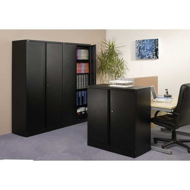Supporting image for Y785021 - Steel Storage - Lugano Premium Storage Cupboards - H1830