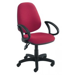 Supporting image for Merlin High Back Operator Chair with Fixed Arms