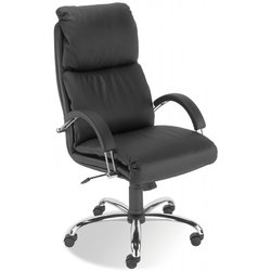 Supporting image for Milan Executive Swivel Chair - Black Leather