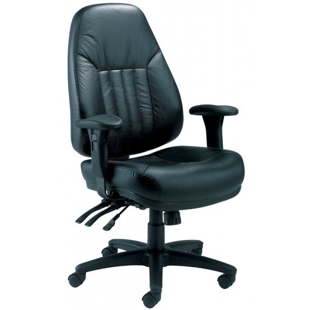Supporting image for Mirage Black Leather Managers Chair