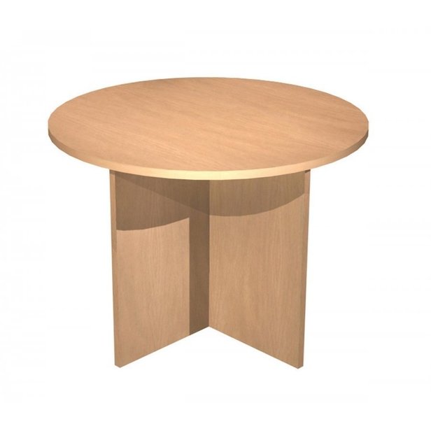 Supporting image for YCZM101 - Alpine Essentials Round Meeting & Conference Tables - Panel - D1000