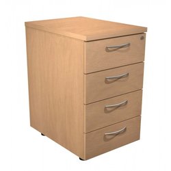 Supporting image for PSS642 - Alpine Essentials Desk Height Pedestal - 4 Drawer - D600