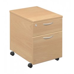 Supporting image for Orbit Shallow Mobile Pedestal - 3 Drawer