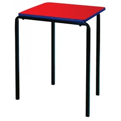 Supporting image for Y15518 - Square Crushbent Table, Pu Edge - H460mm