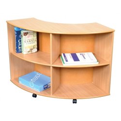 Supporting image for Curved Out Quarter Round Open Storage Unit