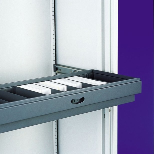 Supporting image for Lugano Storage Cupboard Internal - Roll Out Slotted Drawer