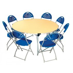 Supporting image for Y14072 - Round Folding Tables - D1220 - Laminate