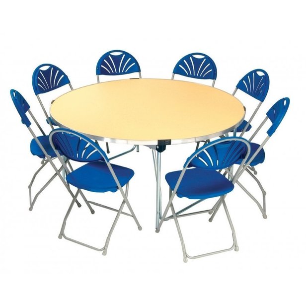 Supporting image for Y14076 - Round Folding Tables - D1520 - Sealed Ply