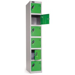 Supporting image for Y16224 - Lockers - Six Compartment - W305 x D305 x H1780