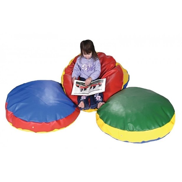 Supporting image for Giant Round Story Cushions - Set of 3