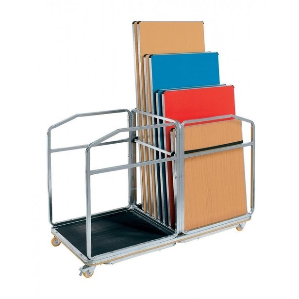 Supporting image for Y14012 - Rectangular Table Storage Trolley - 14 Tables