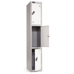 Supporting image for Y16162 - Lockers - Three Compartment - W305 x D380 x H1780