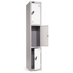 Supporting image for Y16168 - Lockers - Three Compartment - W305 x D460 x H1780