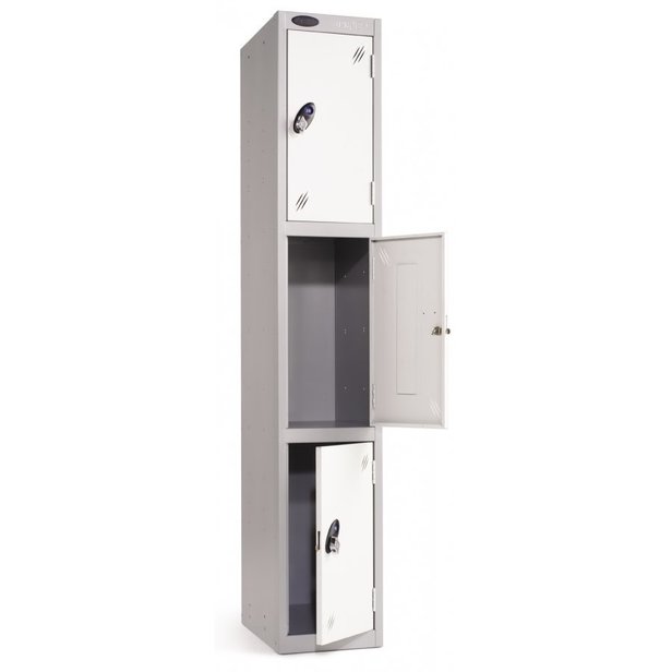 Supporting image for Y16174 - Lockers - Three Compartment - W460 x D460 x H1780