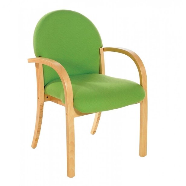 Supporting image for Venus Deluxe Wood Frame Conference/Visitors Arm Chair