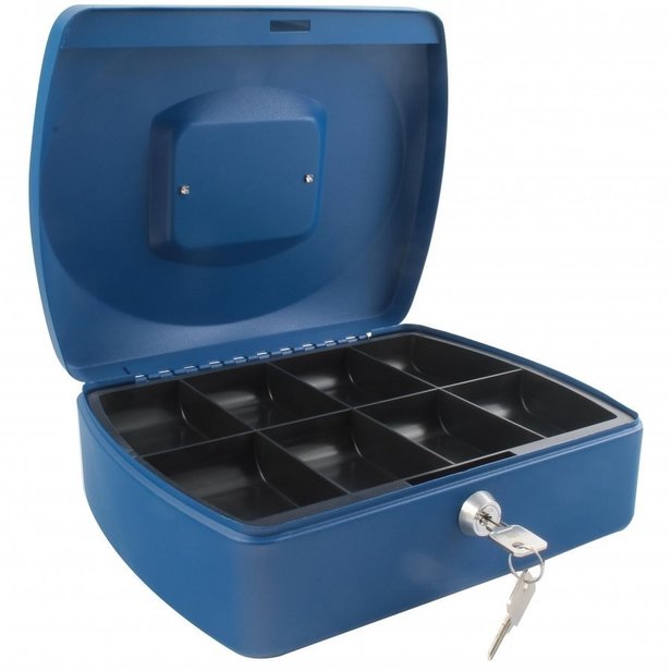 Supporting image for SPRINGFIELD 10 INCH CASH BOX BLUE
