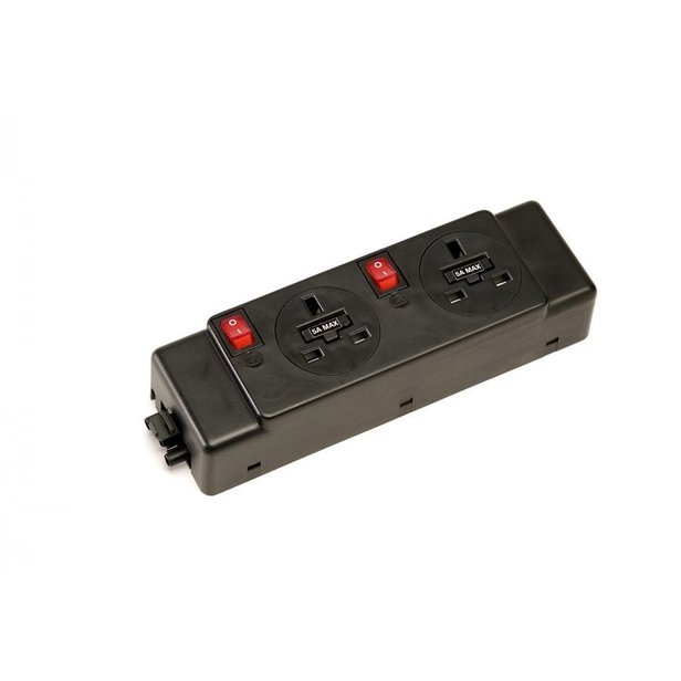 Supporting image for UPM415E - Alpine Essentials 4 x UK 5A 1 Switches. 250mm Earth Lead