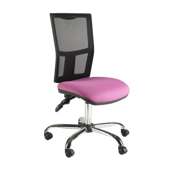 Supporting image for Chime Mesh Operator Chair - Chrome Base and No Arms