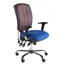 Supporting image for Chess Task Chair - Chrome Base and Adjustable Arms