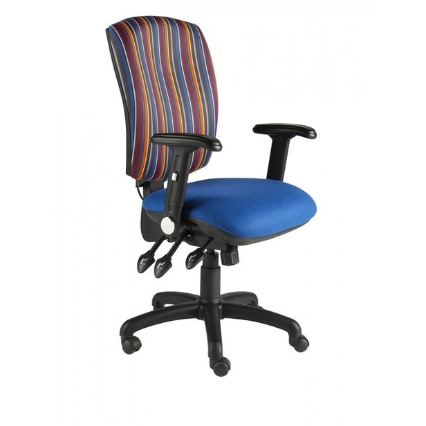 Supporting image for Chess Task Chair - Chrome Base and Folding Arms