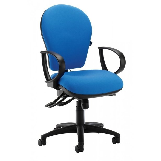 Supporting image for Hyphen Task Chair - Black Components with Fixed Arms
