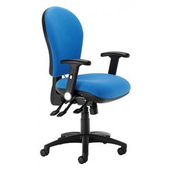 Supporting image for Hyphen Task Chair - Black Components with Adjustable Arms