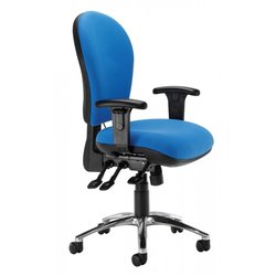 Supporting image for Hyphen Task Chair - Chrome Components with Adjustable Arms