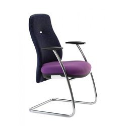 Supporting image for Arrow Visitor/Conference Chair with Chrome Frame and Arms