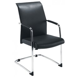 Supporting image for Pisa Black Leather Conference Chair