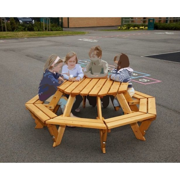 Supporting image for Infant Octagonal Picnic Bench