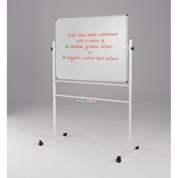 Supporting image for YEREVM912 - Standard Revolving Whiteboards - Magnetic - W1200 x H900