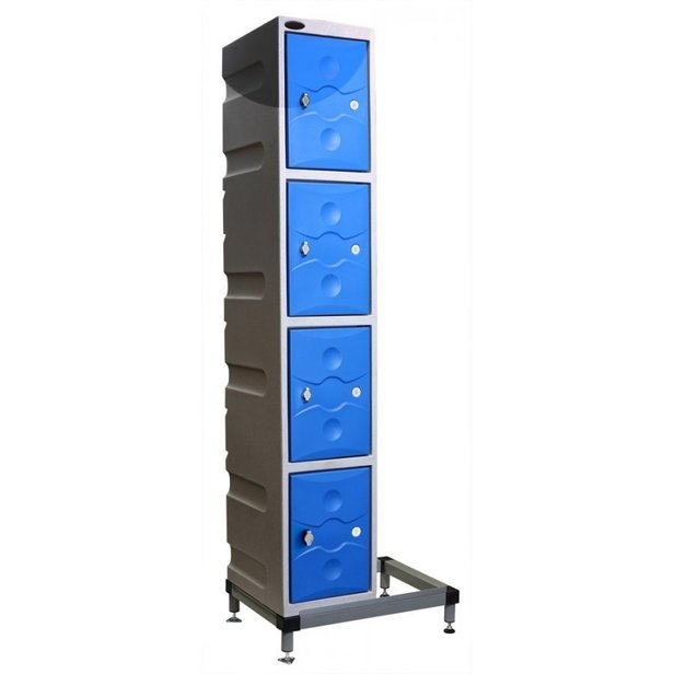 Supporting image for EDP024 - Locker Stands - 2 Lockers
