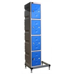 Supporting image for EDP025 - Locker Stands - 3 Lockers