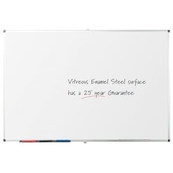Supporting image for YVDW32 - Vitreous Enamel Steel Magnetic Whiteboard - W900 x H600