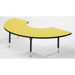 Supporting image for YFN0149 - Height Adjustable Arc Table - Yellow