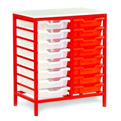 Supporting image for Static Metal Storage - 16 Tray Unit