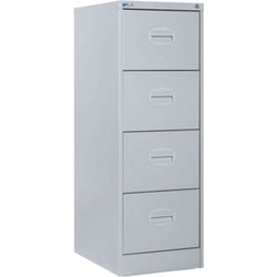 Supporting image for Y785002* - Steel Storage - Lugano Coloured Filing Cabinet - 4 Drawer