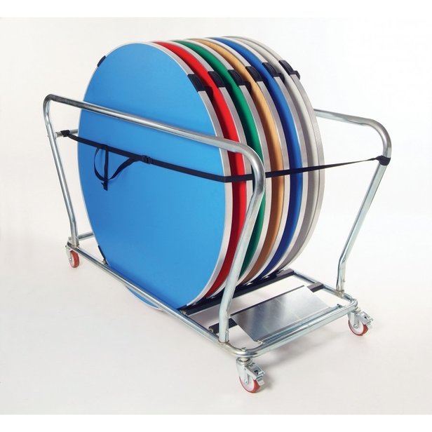Supporting image for Round Table Storage Trolley
