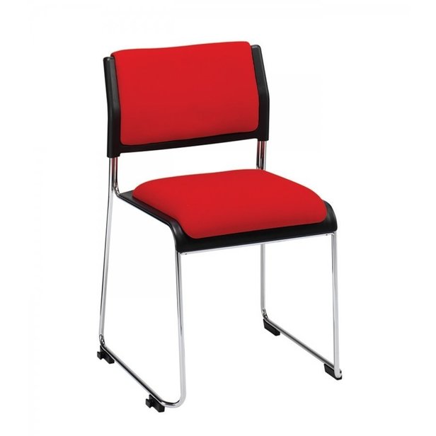 Supporting image for Kraft Sled Frame Sidechair - Fully Upholstered