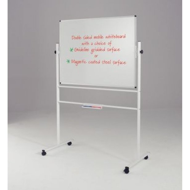 Supporting image for YEREV1218 - Standard Revolving Whiteboards - Non-Magnetic - W1800 x H1200