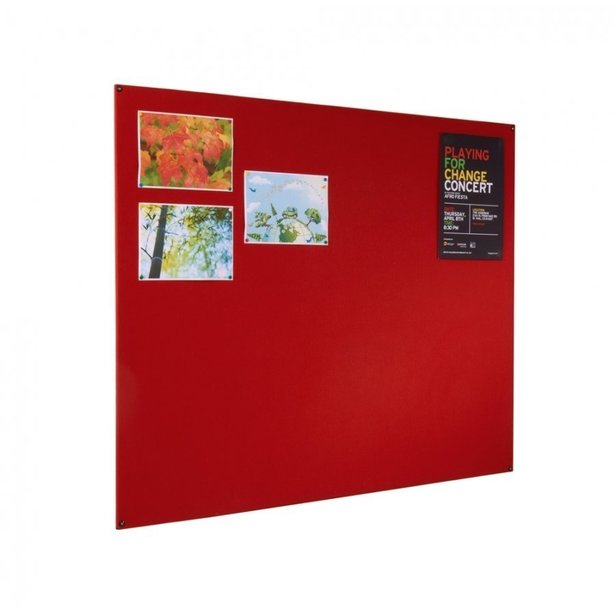 Supporting image for YUNB129 - Unframed Felt Noticeboard - W1200 x H900