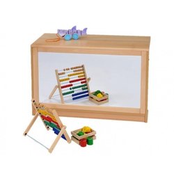 Supporting image for Creative! Beech Open Bookcase with Panel Attachment