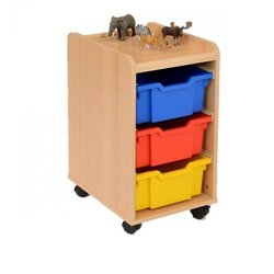 Supporting image for Creative! 3 Deep Sturdy Storage Unit with Plastic Trays
