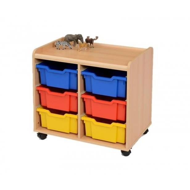 Supporting image for Creative! 6 Deep Sturdy Storage Unit with Plastic Trays