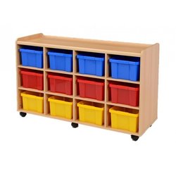 Supporting image for Creative! 12 Deep Sturdy Storage Unit with Plastic Trays